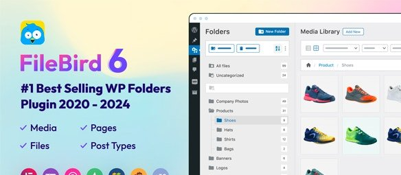 FileBird v6.5.4 – 媒体库文件夹