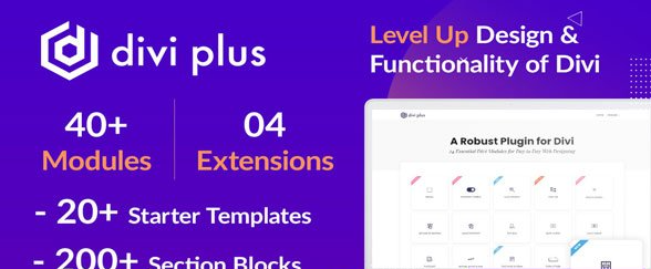 Divi Plus v2.0.1 – 50 多个强大的 Divi 主题模块