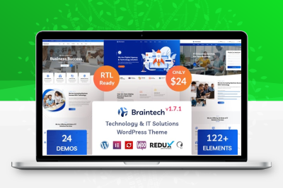Braintech v2.8.0 – 技术与 IT 解决方案 WordPress 主题