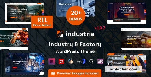 Industrie v1.7.3 – 工厂与工业 WordPress 主题