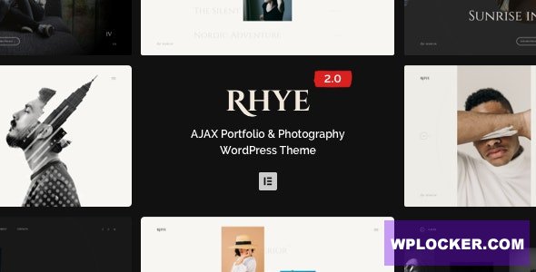 Rhye v4.3.3 – AJAX作品集WordPress主题