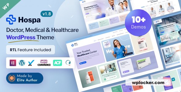 Hospa v2.2 – 医生、医疗诊所和医院 WordPress 主题