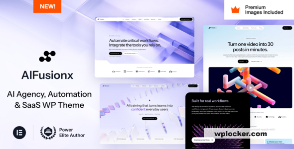 AI FusionX v4 – AI 代理技术与 SaaS WordPress 主题