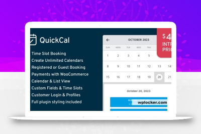 QuickCal v1.0.21 – WordPress预约日历插件