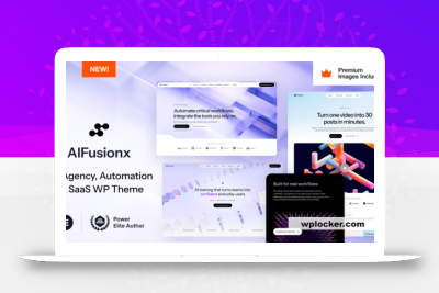 AI FusionX v4 – AI 代理技术与 SaaS WordPress 主题
